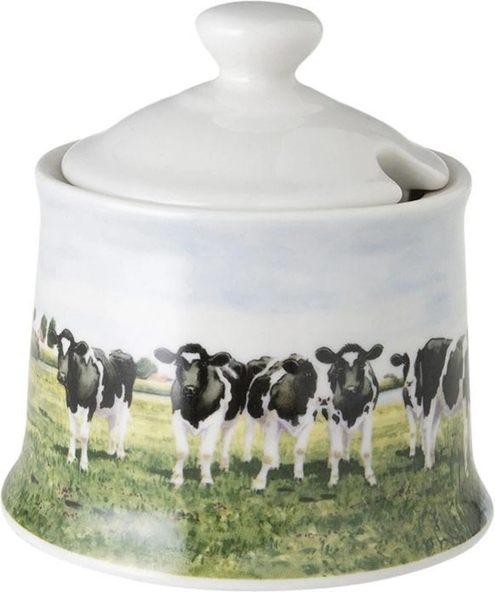 Wiebe Van Der Zee Suikerpot "Koe In Waterland" 3 Wiebe Van Der Zee Suikerpot "Koe In Waterland"