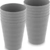 In Round Herbruikbare Plastic Drink Bekers – 10 Stuks – Grijs -Tefal Winkel 1082x1200 5