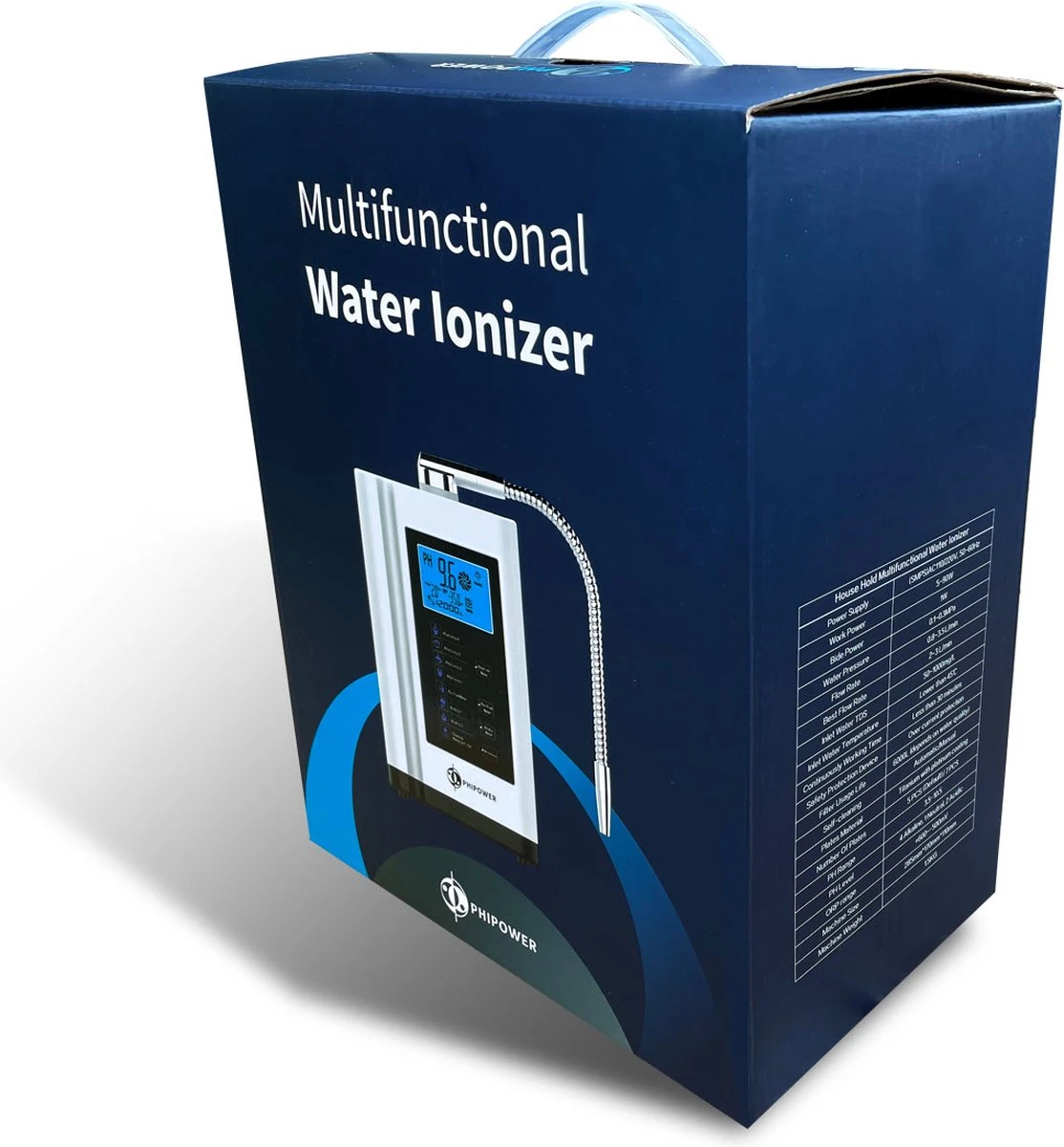 Basisch Water Generator | Water Ionisator En Zuivering | Actief Koolstoffilter | Phipower 18 Basisch Water Generator | Water Ionisator En Zuivering | Actief Koolstoffilter | Phipower - Afbeelding 16