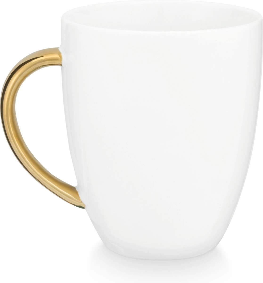 Vtwonen Serviesset - Wit-Goud - Porselein - 24-delig 5 Vtwonen Serviesset - Wit-Goud - Porselein - 24-delig - Afbeelding 3