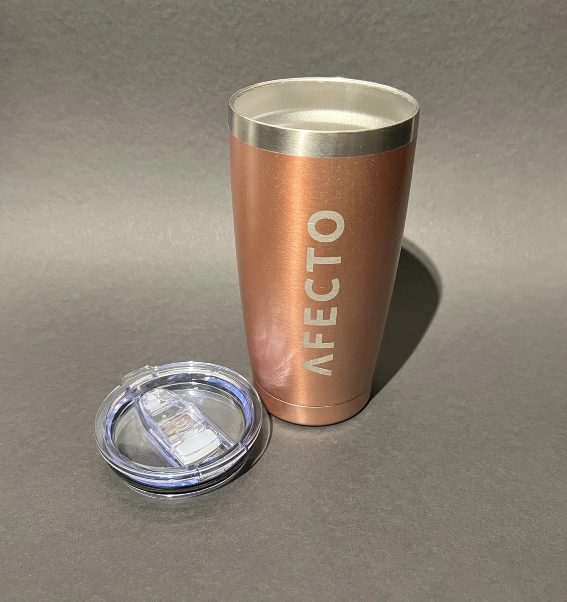 KOFFIE TO GO BEKER | COFFEE TO GO GOUD/ ROZE 4 KOFFIE TO GO BEKER | COFFEE TO GO GOUD/ ROZE - Afbeelding 2