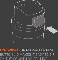 Stanley Trigger-Action Travel Mug 0.35L - Thermosfles - Matt Black -Tefal Winkel 1146x1200