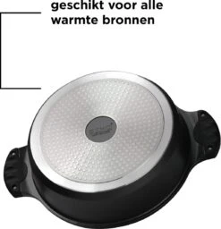 BIKO | Luxe Aluminium Tajine Inductie| Tagine | Geschikt Voor 4-8 Personen - Inductie - Zwart -Tefal Winkel 1160x1200