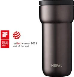 Mepal Isoleerbeker Ellipse 375 Ml – Houdt Je Drankje 4 Uur Warm En 8 Uur Koud – Titanium – Koffiebeker To Go – Lekdicht – Thermosbeker -Tefal Winkel 1162x1200 1