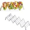 Krumble Taco Houder - Taco En Tortilla Houder Voor 4 Stuks - Serveerschalen - Koken & Tafelen - Kookgerei - Snack- & Tappasschalen - Metaal - Zilver -Tefal Winkel 1182x1200 2