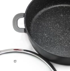 Cheffinger Steelpan Set 6-delig - 20-24-28cm - Zwart -Tefal Winkel 1191x1200