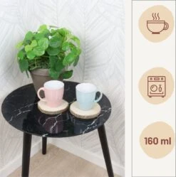 Orange85 Espresso Kopjes - Set Van 6 - Met Oor - 160ml - Meerdere Kleuren - Pastel - Aardewerk 13 Orange85 Espresso Kopjes - Set Van 6 - Met Oor - 160ml - Meerdere Kleuren - Pastel - Aardewerk -Tefal Winkel 1192x1200 9