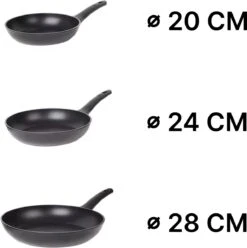 Masterchef Koekenpannen | Koekenpannenset 3 Stuks | Ø 20, 24 En 28 Cm | Geschikt Voor Verschillende Warmtebronnen | Inductie, Elektrisch, Gas En Keramisch Pannenset | Braadpannen | Vrij Van PFOA -Tefal Winkel 1193x1200 1