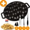 YUGN BLACK Poffertjespan Poffertjesmaker 6 Delige Set - 19 Poffertjes Incl Doseerfles Kwast Poffertjesvork Siliconen Ovenwanten - Platte Onderkant Poffertjespan Inductie Poffertjespan Elektrisch - Cadeau Tip 1 YUGN BLACK Poffertjespan Poffertjesmaker 6 Delige Set - 19 Poffertjes Incl Doseerfles Kwast Poffertjesvork Siliconen Ovenwanten - Platte Onderkant Poffertjespan Inductie Poffertjespan Elektrisch - Cadeau Tip -Tefal Winkel 1196x1200 1