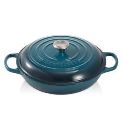Le Creuset Braadpan Campagnard Signature Deep Teal - ø 30 Cm / 3.5 Liter -Tefal Winkel 1197x1200 3