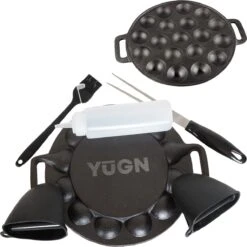 YUGN BLACK Poffertjespan Poffertjesmaker 6 Delige Set - 19 Poffertjes Incl Doseerfles Kwast Poffertjesvork Siliconen Ovenwanten - Platte Onderkant Poffertjespan Inductie Poffertjespan Elektrisch - Cadeau Tip 13 YUGN BLACK Poffertjespan Poffertjesmaker 6 Delige Set - 19 Poffertjes Incl Doseerfles Kwast Poffertjesvork Siliconen Ovenwanten - Platte Onderkant Poffertjespan Inductie Poffertjespan Elektrisch - Cadeau Tip -Tefal Winkel 1198x1200 3