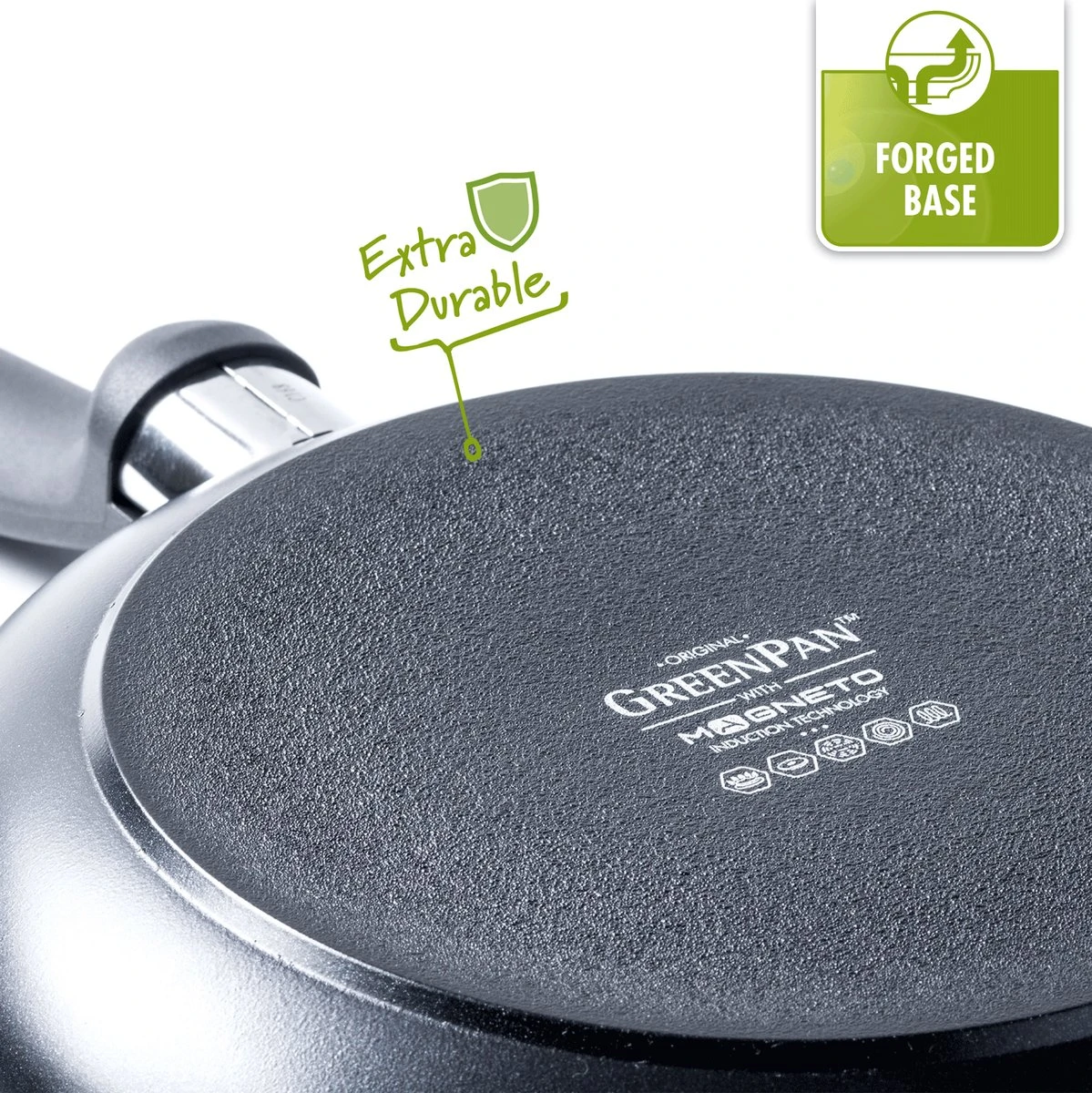 GreenPan Cambridge Grillpan 28cm - Zwart - Inductie - PFAS-vrij 7 GreenPan Cambridge Grillpan 28cm - Zwart - Inductie - PFAS-vrij - Afbeelding 5