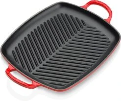 Le Creuset Rechthoekige Grill 30cm Kersenrood -Tefal Winkel 1200x1002