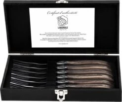 Laguiole Style De Vie Vorken Luxury Line - 6-delig - Olijfhout -Tefal Winkel 1200x1007 2