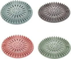 WiseGoods - Haarstopper - Haarvanger - Douche Zeef - Douche Filter - Haarfilter - Douche Afvoer - Siliconen - Blauw -Tefal Winkel 1200x1009 1