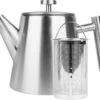 Castagnola Theepot Met Filter – Theekan – Theepot Dubbelwandig – Theepot Roestvrijstaal – Hoogwaardig RVS – 1 Liter – 5 Kopjes Thee – Zilver -Tefal Winkel 1200x1034 3