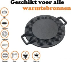 Kicinn Poffertjespan - Poffertjesmaker - Poffertjespan Inductie - Ø 24 Cm - 19 Poffertjes - Inclusief Handvaten -Tefal Winkel 1200x1043 1