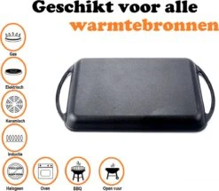 Kicinn Grillplaat - Gietijzer - Geëmailleerd - Incl. Accessoires - Ø 33 X 21.8 Cm (LxB) 12 Kicinn Grillplaat - Gietijzer - Geëmailleerd - Incl. Accessoires - Ø 33 X 21.8 Cm (LxB) -Tefal Winkel 1200x1045