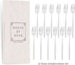 House Of Husk® Zilveren Gebaksvorkjes - Dessertvorken - Taartvorkjes - Cocktailvorken - Klein Vorkjes - 12 Stuks - RVS - 14cm -Tefal Winkel 1200x1048 5