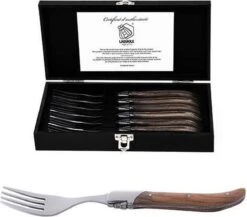 Laguiole Style De Vie Vorken Luxury Line - 6-delig - Olijfhout -Tefal Winkel 1200x1052 2