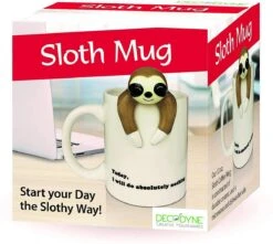 Decodyne Luiaard Luie Grappige Koffiemok, Grappige Cadeaus Voor Vrouwen En Mannen 35 Cl -Tefal Winkel 1200x1072 2