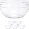 Set Van 6x Stuks Glazen Salade/dessert/sauzen Schaaltjes/kommetjes 10.5 X 4.5 Cm - Schalen/kommen Van Glas -Tefal Winkel 1200x1074 7