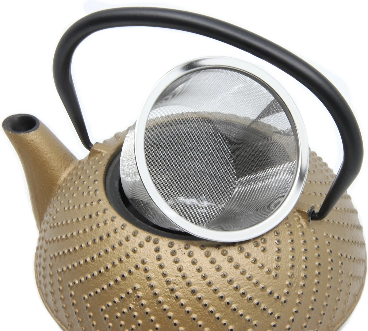 Bredemeijer - Theepot Fujian Goud 1.2L Met Filter 7 Bredemeijer - Theepot Fujian Goud 1.2L Met Filter - Afbeelding 5