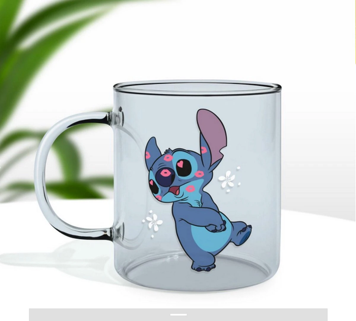 Disney - Stitch - Glazen Theemok - Transparant Met Opdruk - 330ml 7 Disney - Stitch - Glazen Theemok - Transparant Met Opdruk - 330ml - Afbeelding 5