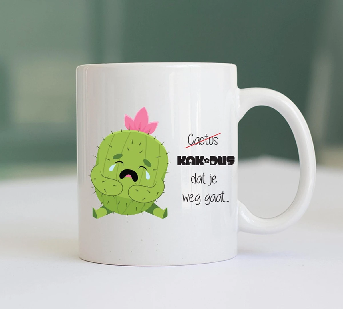 Mok Kak-Dus Dat Je Weg Gaat - Afscheid Collega Cadeau - Afscheidcadeau - Stagiaire Cadeau - Bedankt Cadeautje - Mok Collega 3 Mok Kak-Dus Dat Je Weg Gaat - Afscheid Collega Cadeau - Afscheidcadeau - Stagiaire Cadeau - Bedankt Cadeautje - Mok Collega