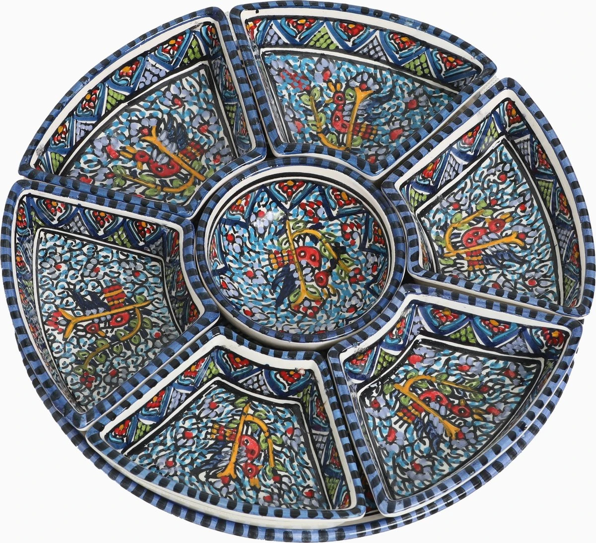 CRAFLAIR ~ Serveerschaal ~ Tapas Schaaltjes ~ 8-delig Set ~ Tapasschaal ~ Handgemaakt Aardewerk 4 CRAFLAIR ~ Serveerschaal ~ Tapas Schaaltjes ~ 8-delig Set ~ Tapasschaal ~ Handgemaakt Aardewerk - Afbeelding 2