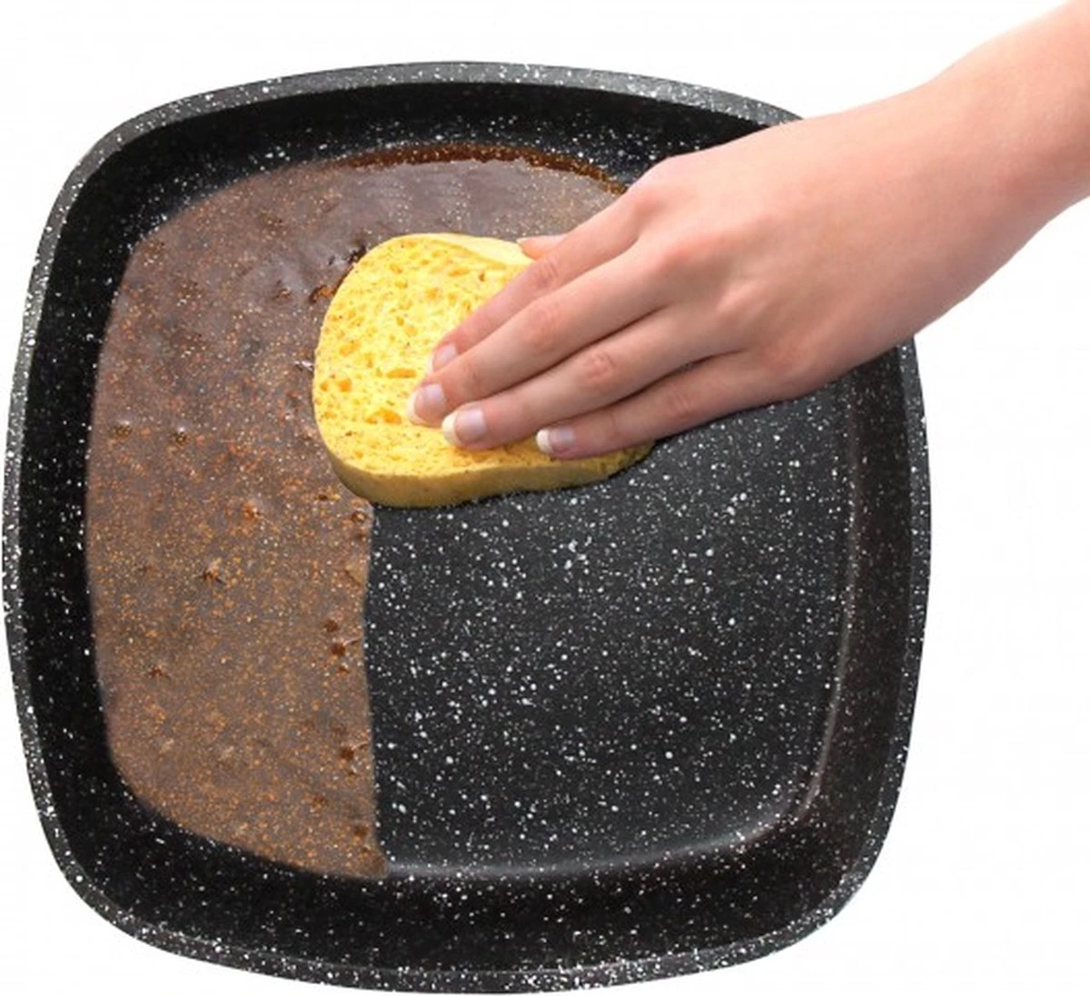 Herenthal Dubbele Grillpan - Ø 28 Cm - Koekenpan - Keramische Pan - Marmeren Coating Met Antiaanbaklaag - PFAS & PFOA Vrij - Pan - Grill - Vermindert Geur, Rook En Oliespatten - Zilver 13 Herenthal Dubbele Grillpan - Ø 28 Cm - Koekenpan - Keramische Pan - Marmeren Coating Met Antiaanbaklaag - PFAS & PFOA Vrij - Pan - Grill - Vermindert Geur, Rook En Oliespatten - Zilver - Afbeelding 11