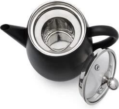 Bredemeijer - Theepot Duet Eva 1,1L Mat Zwart Met Filter - - Dubbelwandig -Tefal Winkel 1200x1100 3