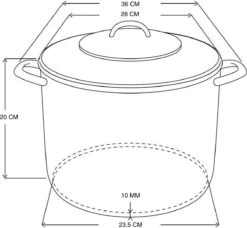 Deski Soeppan 10 Liter - 26 Cm Diameter - Met Glazen Deksel - RVS 5 Deski Soeppan 10 Liter - 26 Cm Diameter - Met Glazen Deksel - RVS -Tefal Winkel 1200x1107 1