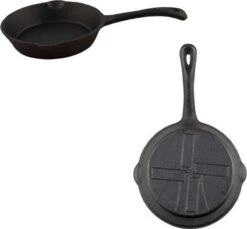 The Windmill Koekenpan Skillet Extra - 31,5 Cm - Gietijzer Zwart -Tefal Winkel 1200x1112