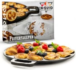 IRONO Poffertjespan Set - Incl. Doseerfles, Kwast En Vork - Poffertjespan Inductie En Electrisch - Poffertjesmaker 19 Poffertjes - Poffertjes Maken - Spuitfles - Cadeau Voor Mannen En Vrouwen -Tefal Winkel 1200x1113 1