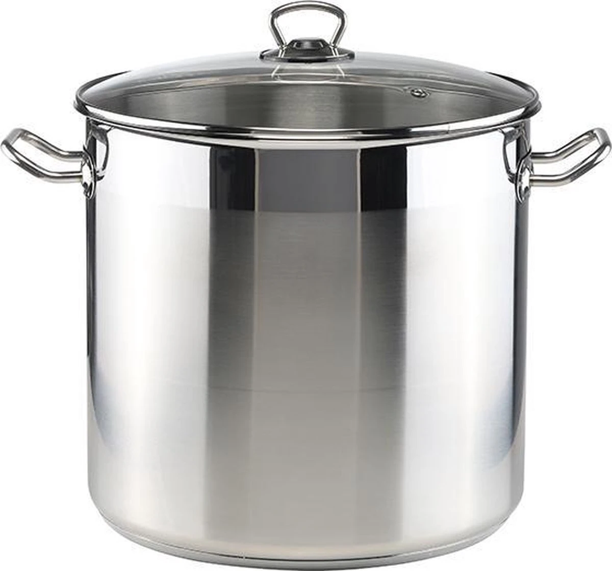 RVS Soeppan Met Glazen Deksel - 20 Liter - Vaatwasserbestendig 3 RVS Soeppan Met Glazen Deksel - 20 Liter - Vaatwasserbestendig