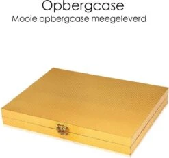 Bestekset 24-delig Goudkleurig - Bestek Voor 6 Personen - Tafelbestek Inclusief Bestekcassette -Tefal Winkel 1200x1124 1