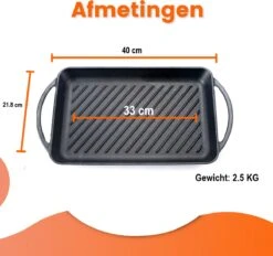 Kicinn Grillplaat - Gietijzer - Geëmailleerd - Incl. Accessoires - Ø 33 X 21.8 Cm (LxB) 10 Kicinn Grillplaat - Gietijzer - Geëmailleerd - Incl. Accessoires - Ø 33 X 21.8 Cm (LxB) -Tefal Winkel 1200x1127 3