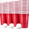 Merkloos Beerpong - 50 Stuk(s) - Red Cups Inc. 3 Ballen - Beerpong Drankspel - Plastic Bekers - Beer Pong 1 Merkloos Beerpong - 50 Stuk(s) - Red Cups Inc. 3 Ballen - Beerpong Drankspel - Plastic Bekers - Beer Pong -Tefal Winkel 1200x1127 4