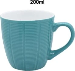 Orange85 Koffiekopjes Gekleurd - Set Van 6 - Koffiemokken - Streep - 200 Ml - Reliëf - Aardewerk - Met Oor - Theemokken 13 Orange85 Koffiekopjes Gekleurd - Set Van 6 - Koffiemokken - Streep - 200 Ml - Reliëf - Aardewerk - Met Oor - Theemokken -Tefal Winkel 1200x1136 2