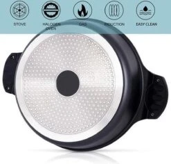 Tajine Agadir Inductie Arabisch Design Non-stick Shining Black 7 Tajine Agadir Inductie Arabisch Design Non-stick Shining Black -Tefal Winkel 1200x1145 1