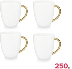 Vtwonen Serviesset - Wit-Goud - Porselein - 24-delig 37 Vtwonen Serviesset - Wit-Goud - Porselein - 24-delig -Tefal Winkel 1200x1153 6