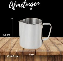 Merkloos Pazzo Goods - Melkkan - Melkkannetje Opschuim - Zilver - 350 Ml - Premium Kwaliteit - RVS - -Tefal Winkel 1200x1153 7