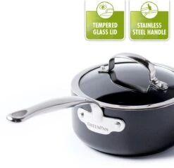 GreenPan Barcelona Infinity Pro Hapjespan Met Deksel 30cm - Zwart - Inductie - PFAS-vrij -Tefal Winkel 1200x1156 1