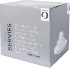Vtwonen Serviesset - Wit - Porselein - 16-Delig -Tefal Winkel 1200x1162 5