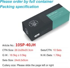 40-delige RVS Snakeskin Bestekset- Geschikt Voor8-personen -trendy Design-goud -Tefal Winkel 1200x1165 6