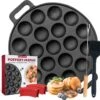 MM Brands Poffertjespan - Poffertjesmaker - Inductie / Oven / BBQ - Inclusief Handvat, Borstel En Vorken 1 MM Brands Poffertjespan - Poffertjesmaker - Inductie / Oven / BBQ - Inclusief Handvat, Borstel En Vorken -Tefal Winkel 1200x1173
