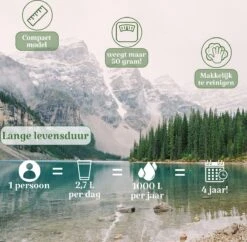 Waterfilter Survival Steddy Pro - Zuiver Gratis Drinkwater - Waterfles Waterzuivering - Waterfilter Kraan - Outdoor - FILTER 4000 LITER! 13 Waterfilter Survival Steddy Pro - Zuiver Gratis Drinkwater - Waterfles Waterzuivering - Waterfilter Kraan - Outdoor - FILTER 4000 LITER! -Tefal Winkel 1200x1175 3