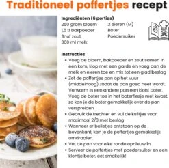 Kicinn Poffertjespan - Poffertjesmaker - Poffertjespan Inductie - Ø 24 Cm - 19 Poffertjes - Inclusief Handvaten -Tefal Winkel 1200x1194 1