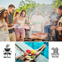 Onbreekbare Borden Van 25 Cm, 6-delige Set, Herbruikbare Platte Borden Met Luffas-afwasborstels, Eetborden, Kunststof, Licht Voor Feestjes, Kamperen, BBQ/pizza, Magnetronbestendig, Vaatwasmachinebestendig, BPA-vrij (veelkleurig) -Tefal Winkel 1200x1195 10